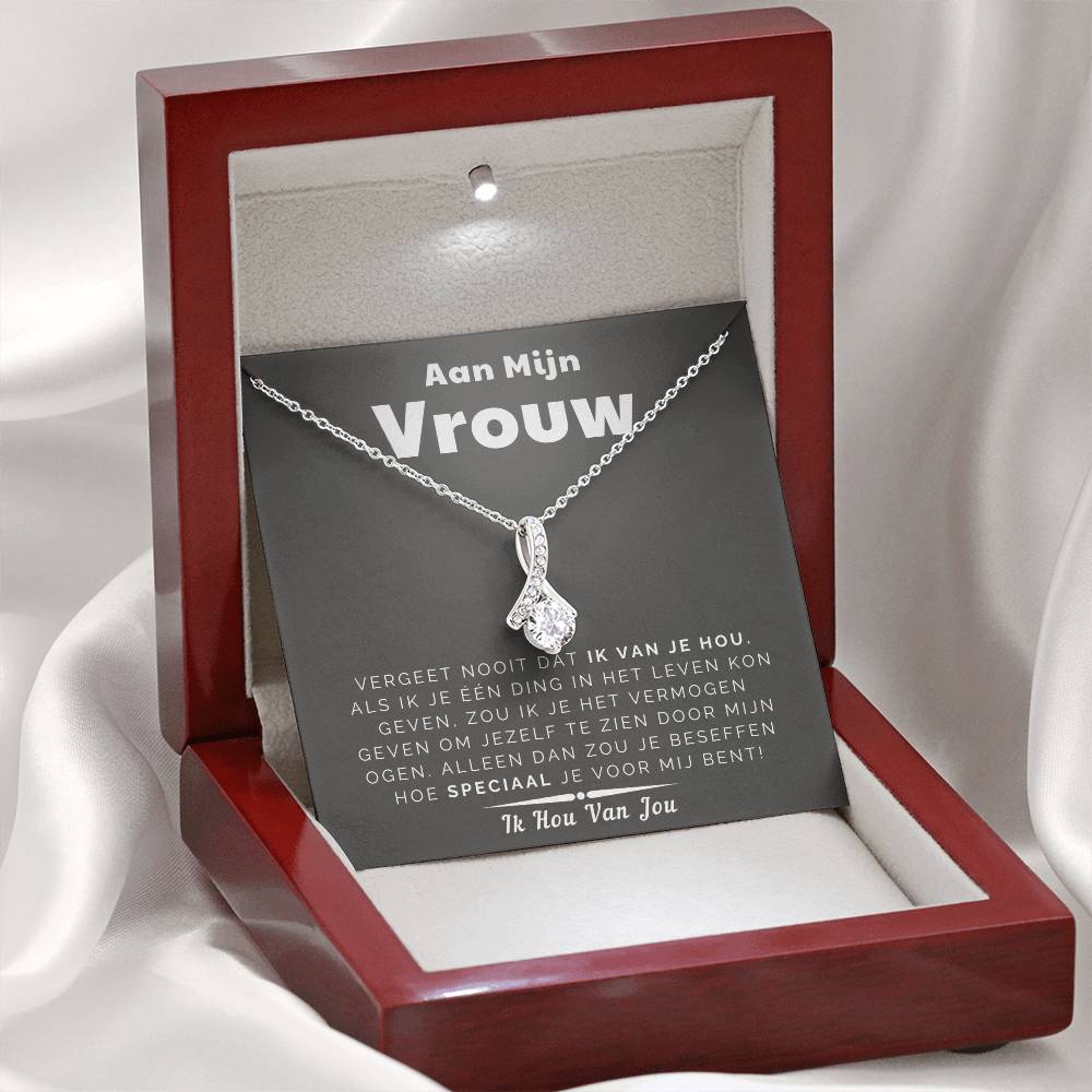 To My Wife - Never Forget That I Love You - Alluring Beauty Necklace