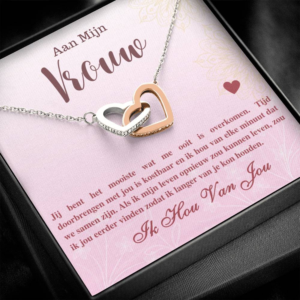 To My Wife - You Are the Most Beautiful Thing That Ever Happened to Me - Heart Necklace
