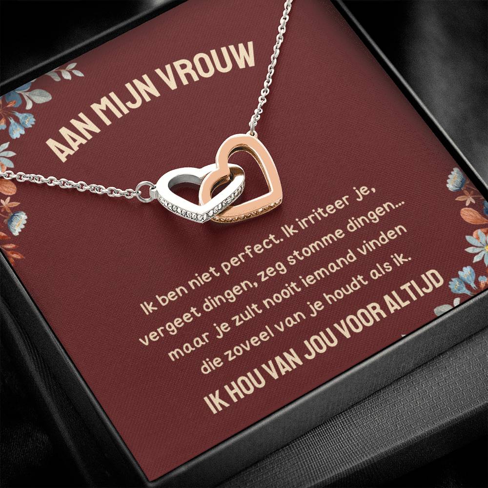 To My Wife - The True One - Heart Necklace