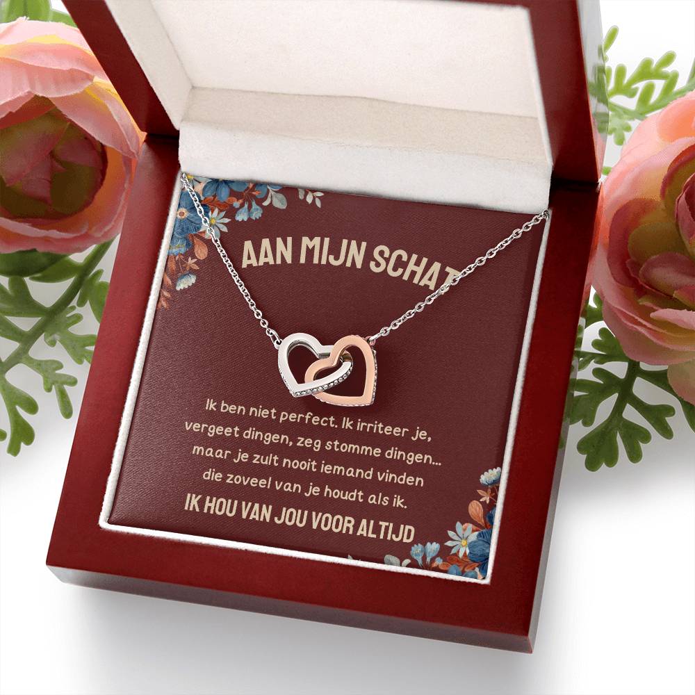 To My Treasure - Hearts Necklace