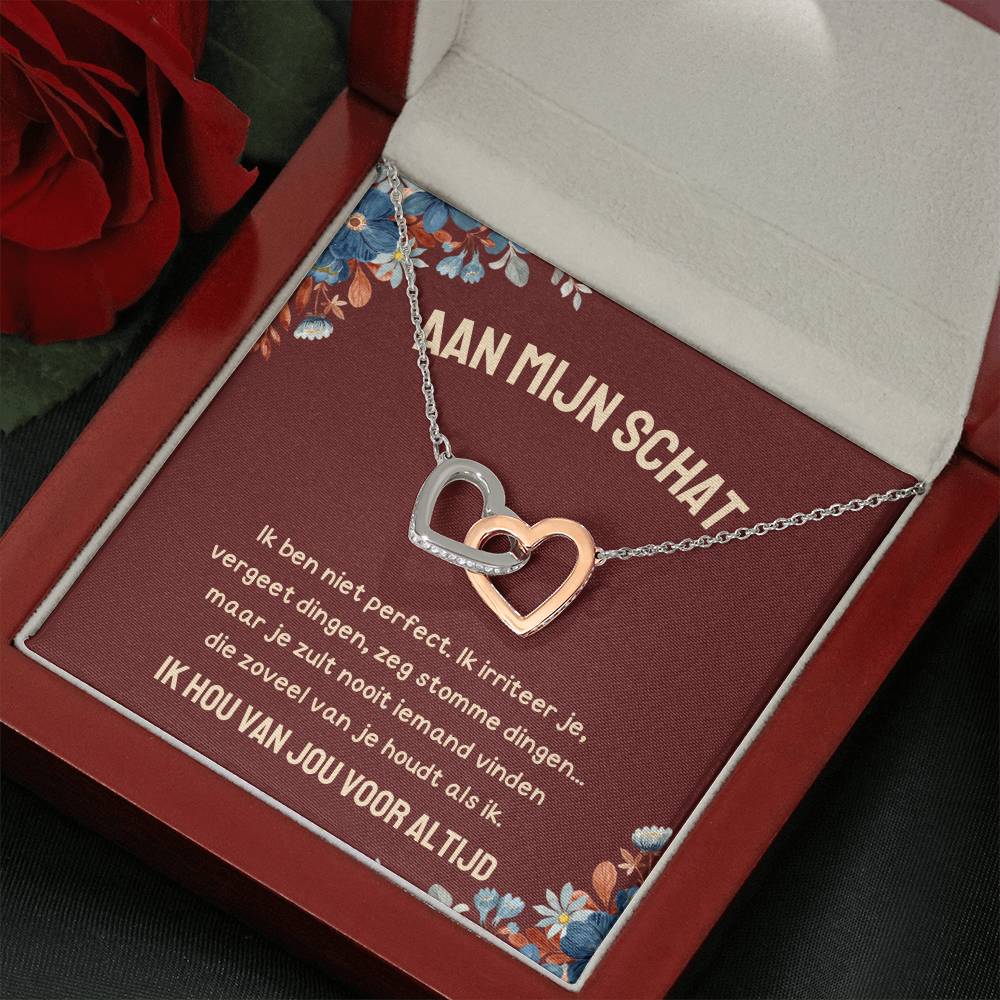 To My Treasure - Hearts Necklace