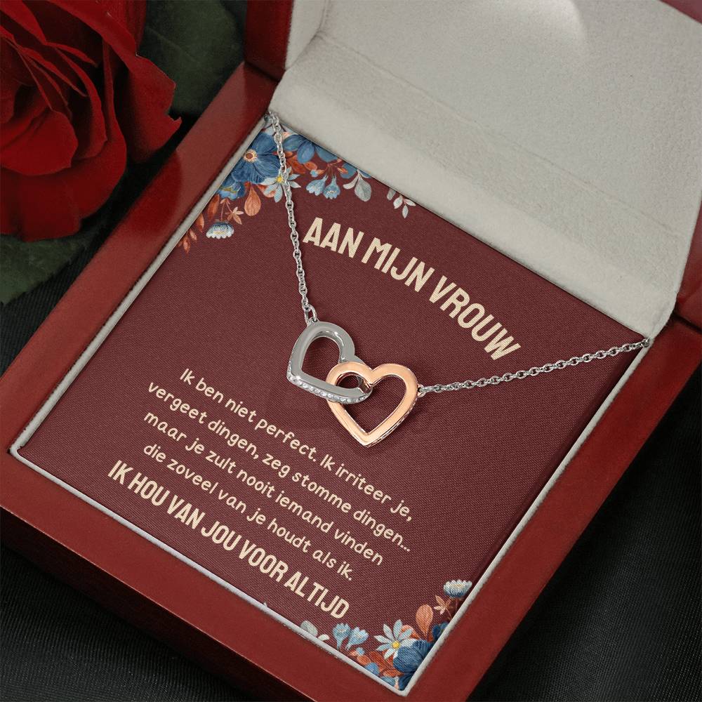 To My Wife - The True One - Hearts Necklace