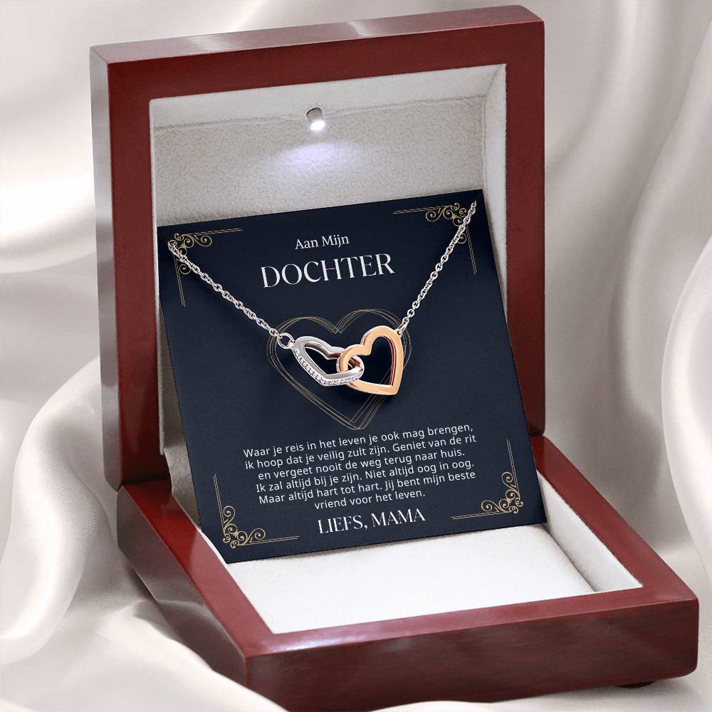 To My Daughter - You Are My Best Friend - Heart Necklace