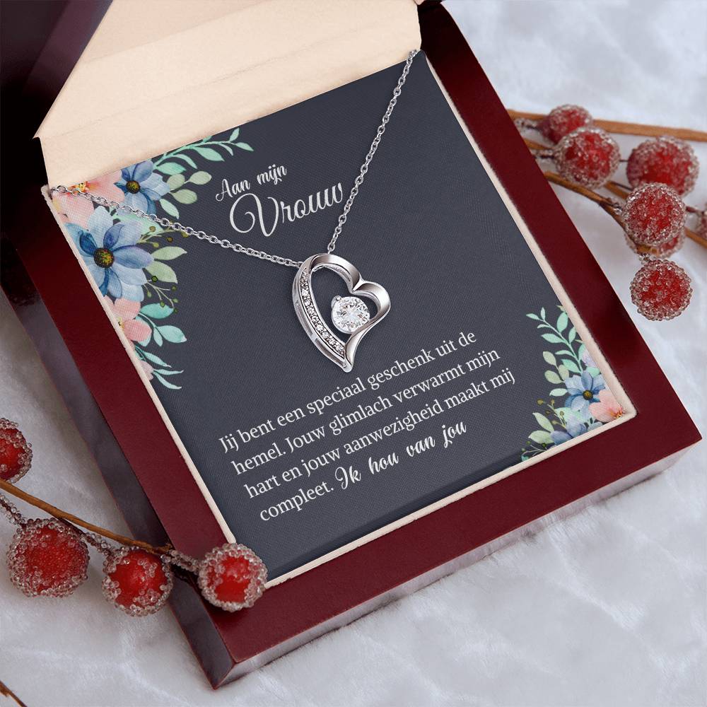To My Wife - You are a special gift from heaven - Heart Necklace