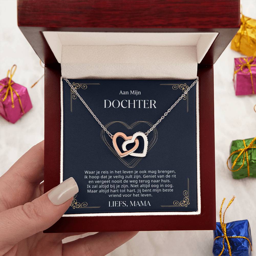 To My Daughter - You Are My Best Friend - Heart Necklace