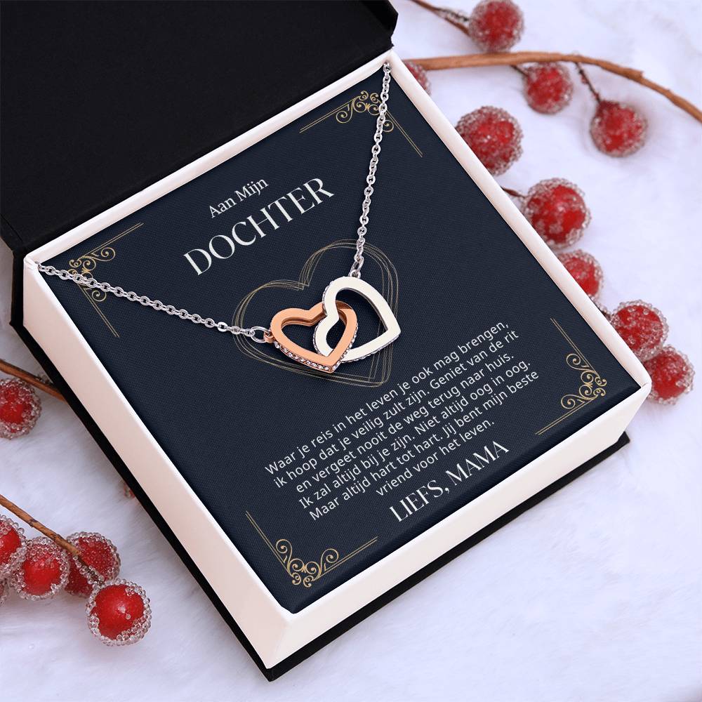 To My Daughter - You Are My Best Friend - Heart Necklace