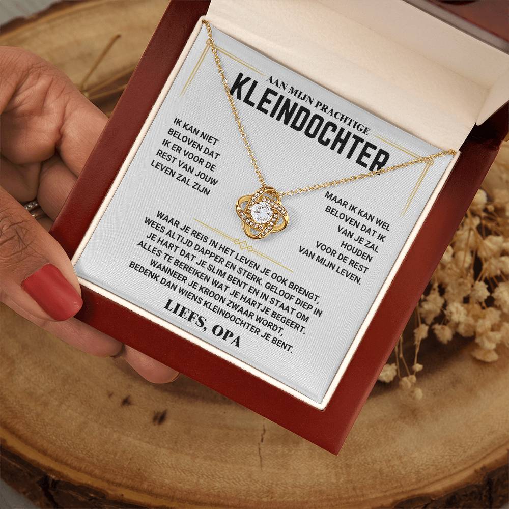 To My Granddaughter - Love Knot - Love, Grandpa