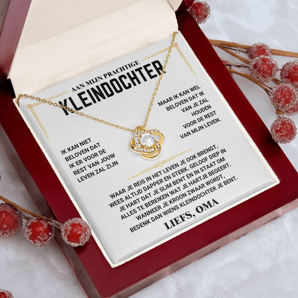 To My Granddaughter - Love Knot - Love, Grandma