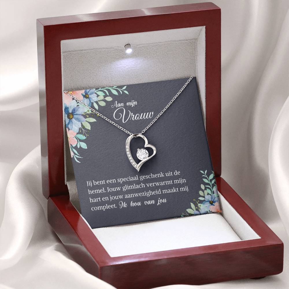To My Wife - You are a special gift from heaven - Heart Necklace