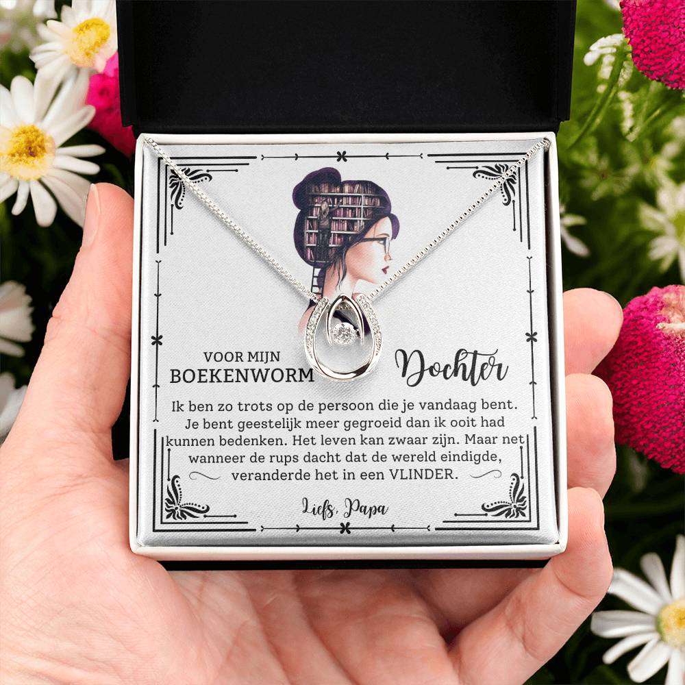 To My Daughter - I Am Proud of You - Horseshoe Necklace