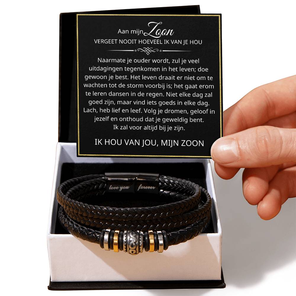 To my son - Follow your dreams - Learning Bracelet