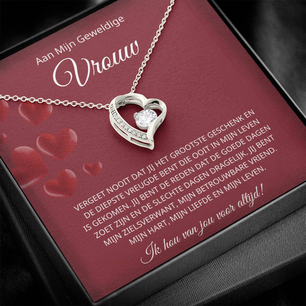 To My Amazing Wife - You Are My Most Beautiful Gift - Heart Necklace
