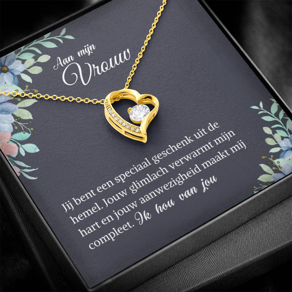 To My Wife - You are a special gift from heaven - Heart Necklace