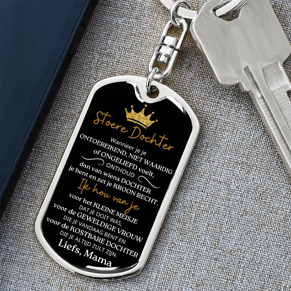 Keepsake for Daughter - For the Precious Daughter - Keychain