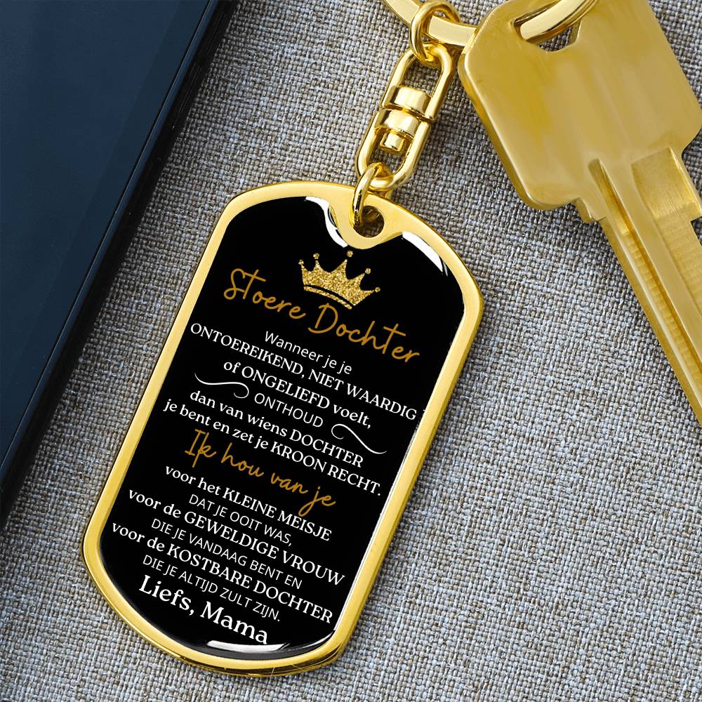 Keepsake for Daughter - For the Precious Daughter - Keychain