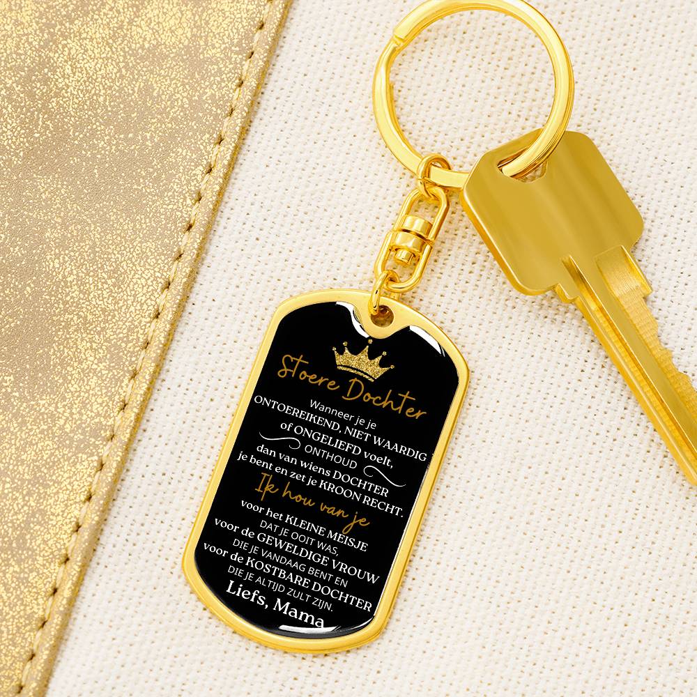 Keepsake for Daughter - For the Precious Daughter - Keychain