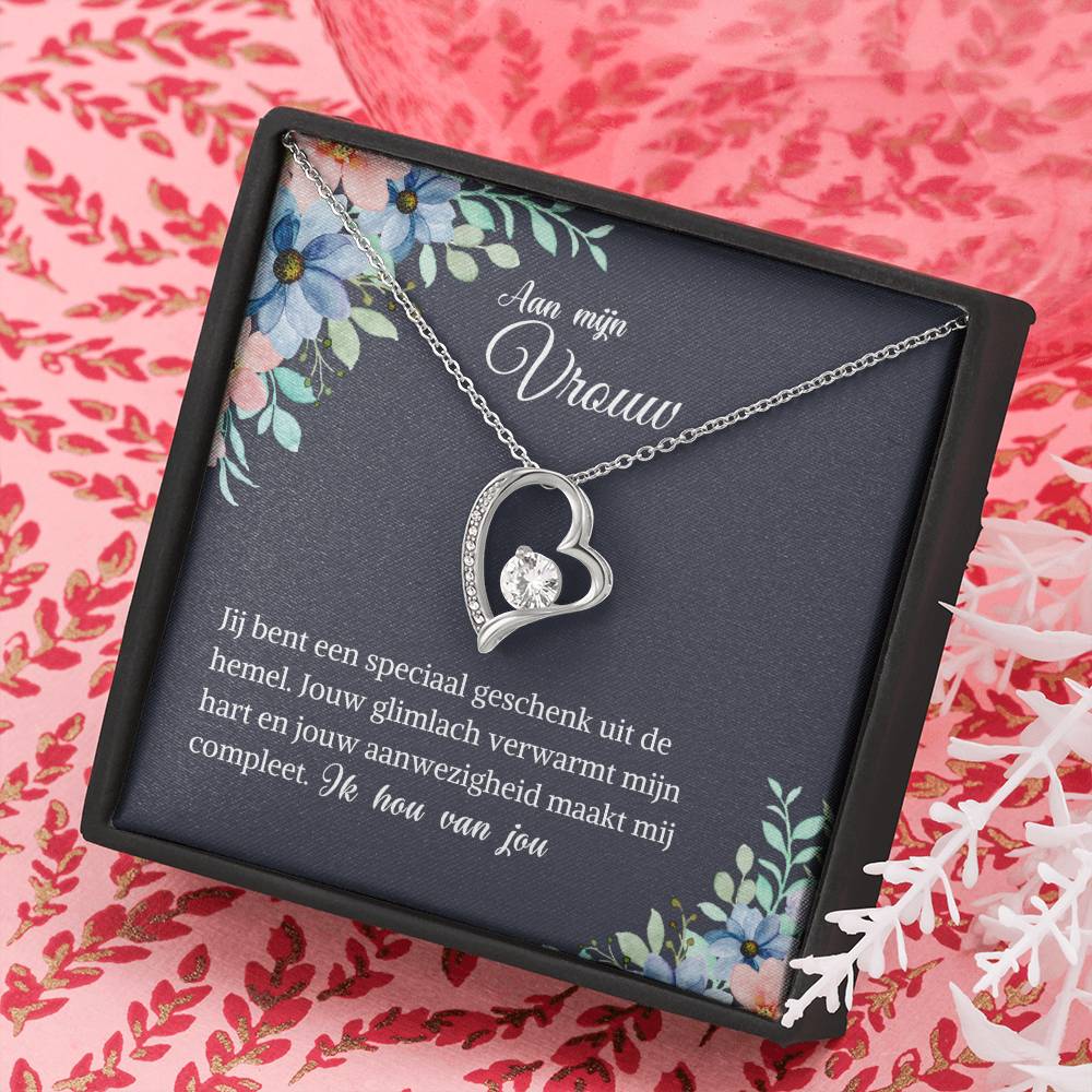 To My Wife - You are a special gift from heaven - Heart Necklace