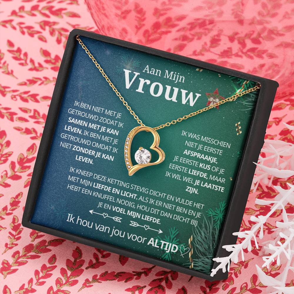 To My Wife - You are my life - Heart Necklace