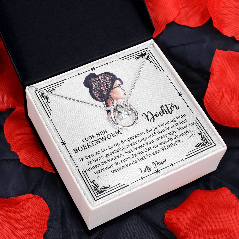 To My Daughter - I Am Proud of You - Horseshoe Necklace