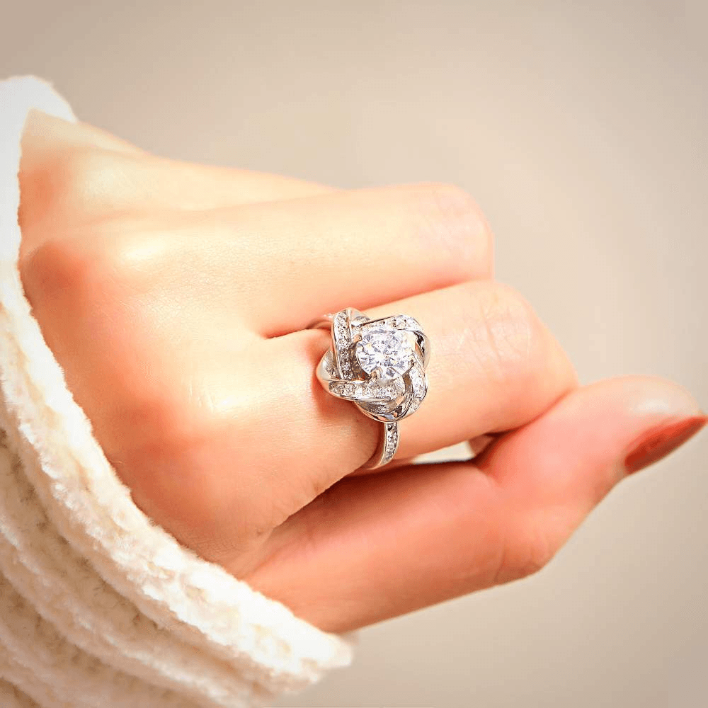 Daughter | I Held You First | Love Knot Ring