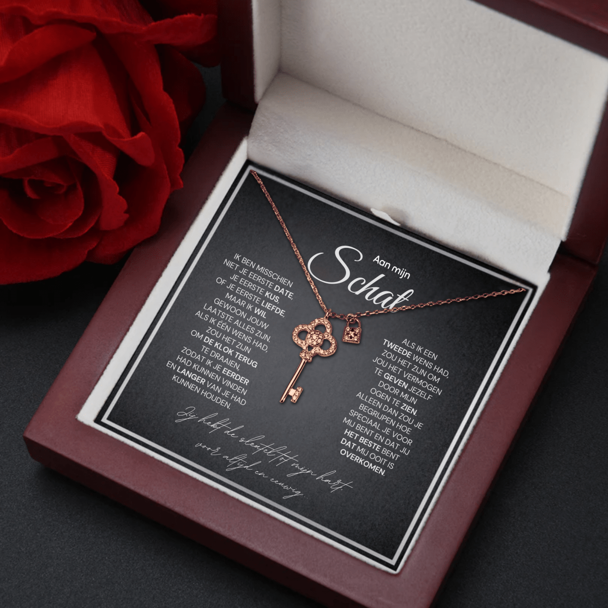 You Have The Key To My Heart - Necklace Set Gift