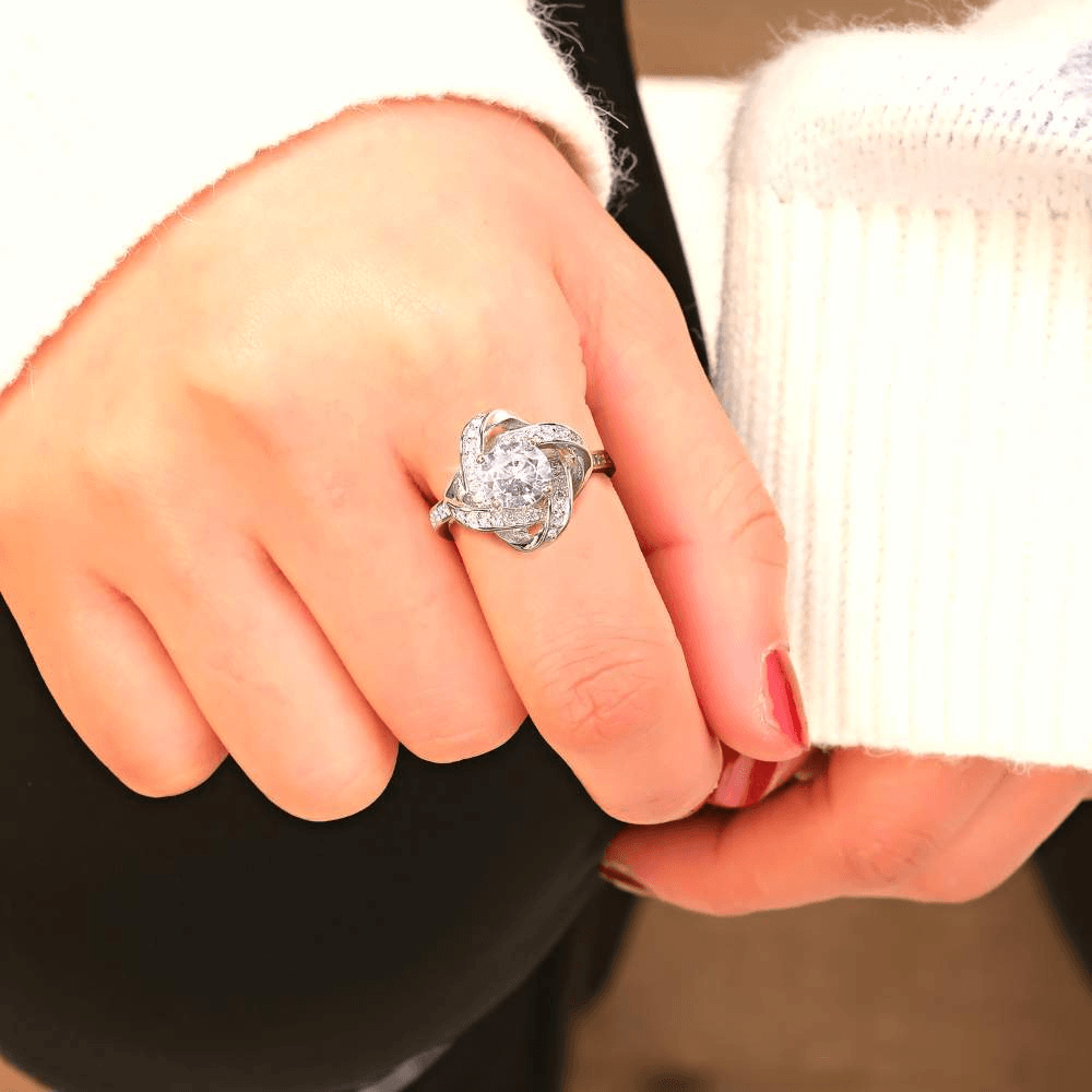 Daughter | I Held You First | Love Knot Ring