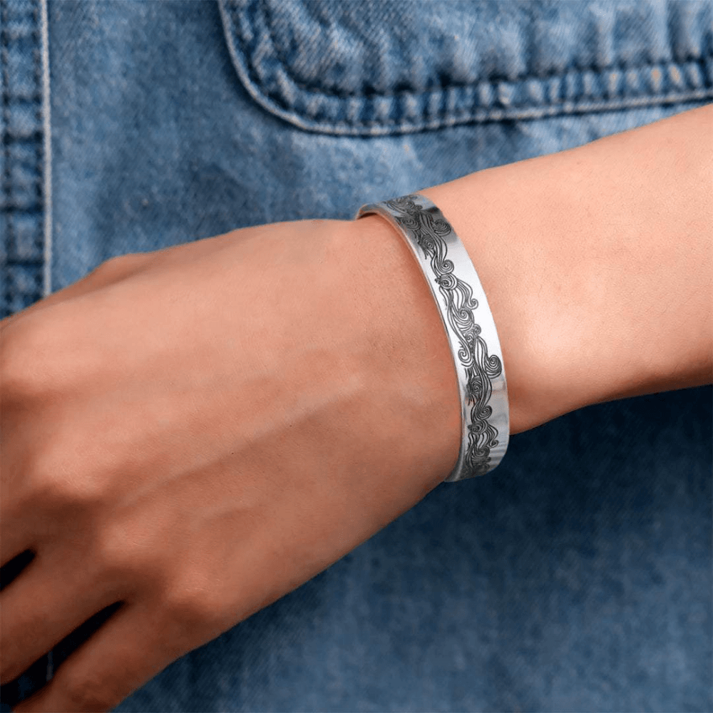 To My Granddaughter | I Will Always Be There for You | Engraved Bracelet