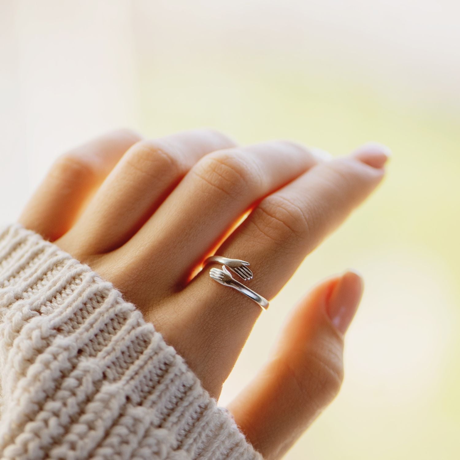 Silver Hug Ring