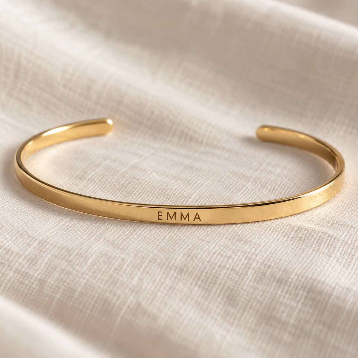 Personalized Engraved Cuff Bracelet