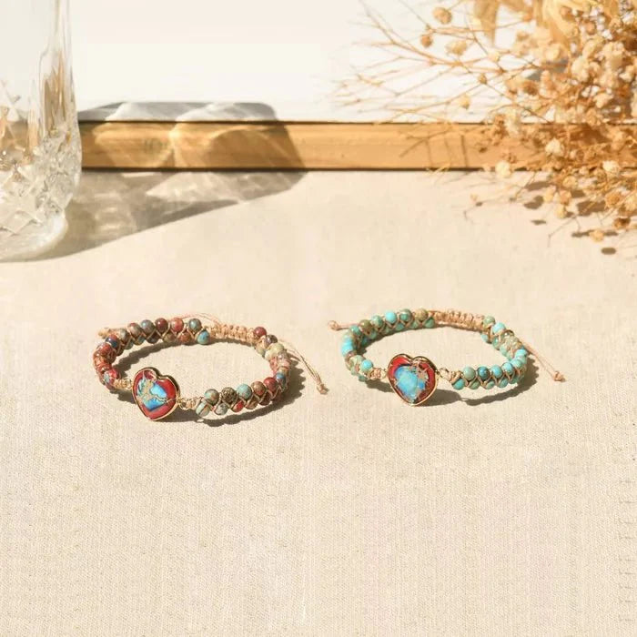 To My Granddaughter - Love You Forever - Heart Bracelet