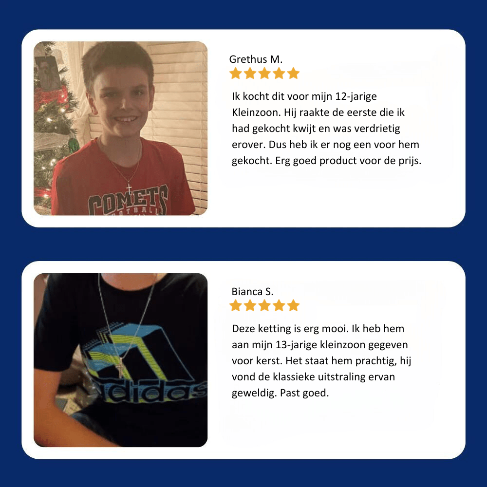 To My Grandson - Believe in Yourself - Cross Necklace