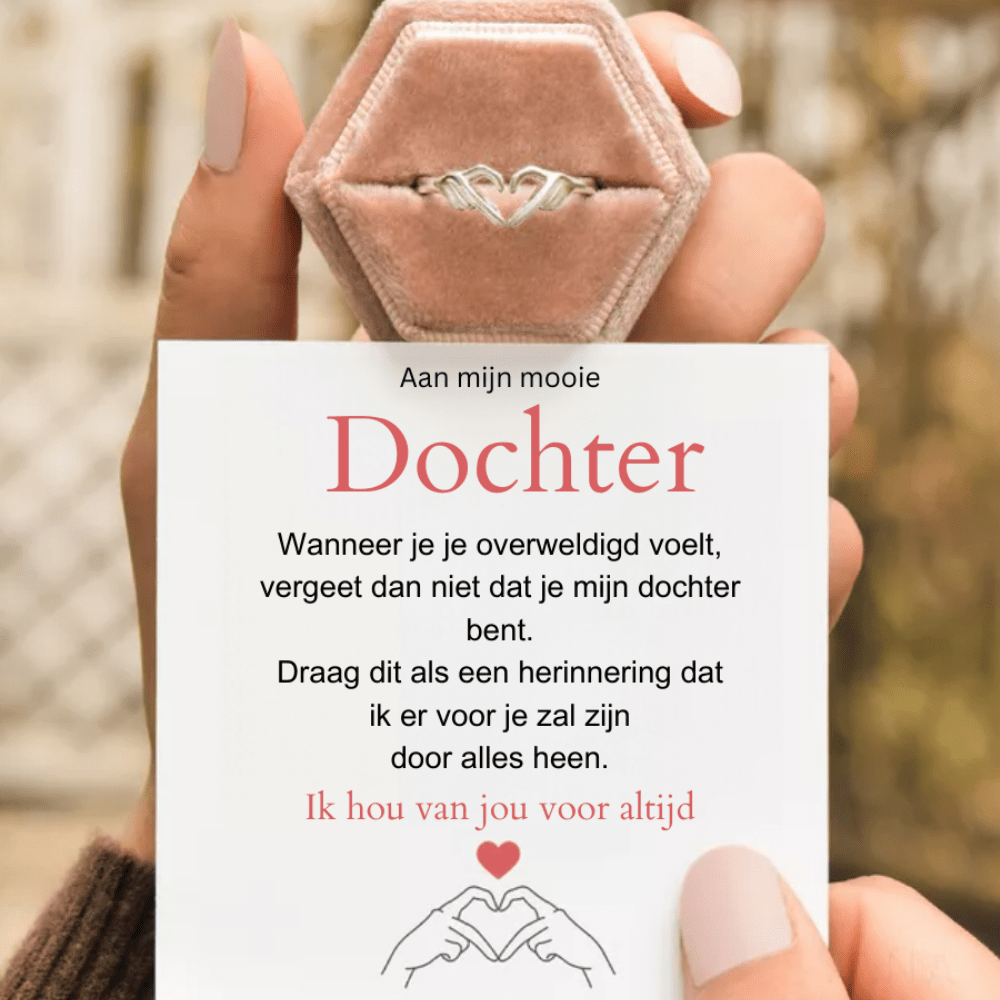 To My Beautiful Daughter - I Will Love You Forever Ring