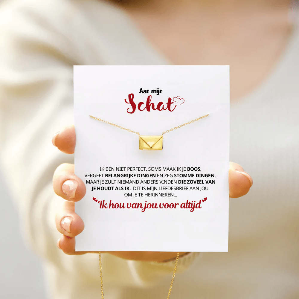 I Love You Forever - Envelope Pendant