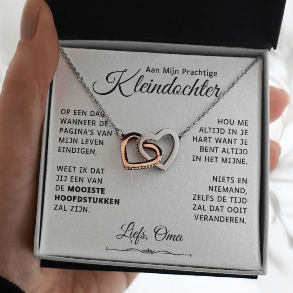 To My Granddaughter - Hearts Necklace - Always Keep Me In Your Heart - Love Grandma