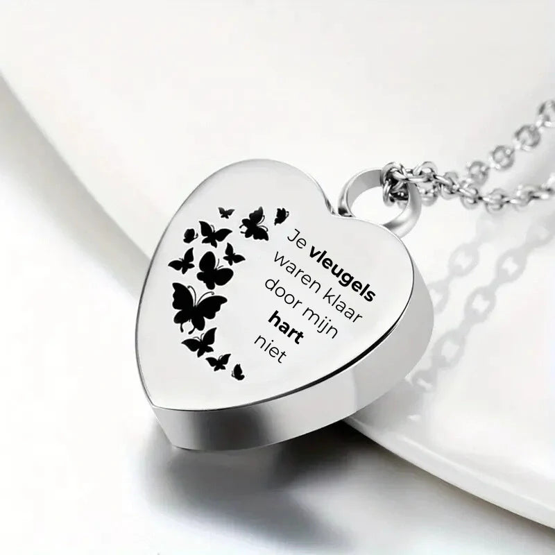 Cremation Urn Pendant for Your Pet's Ashes - Personalized Necklace