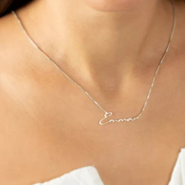 Personalized Handwriting Name Necklace