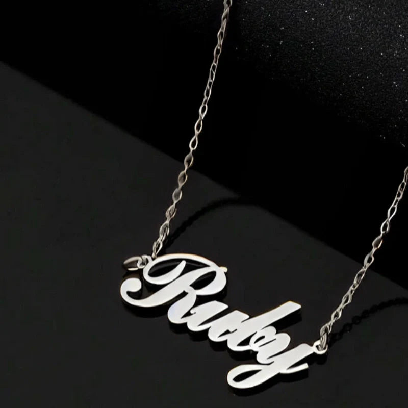 Engraved Name Necklace - Personalized Gift for Women