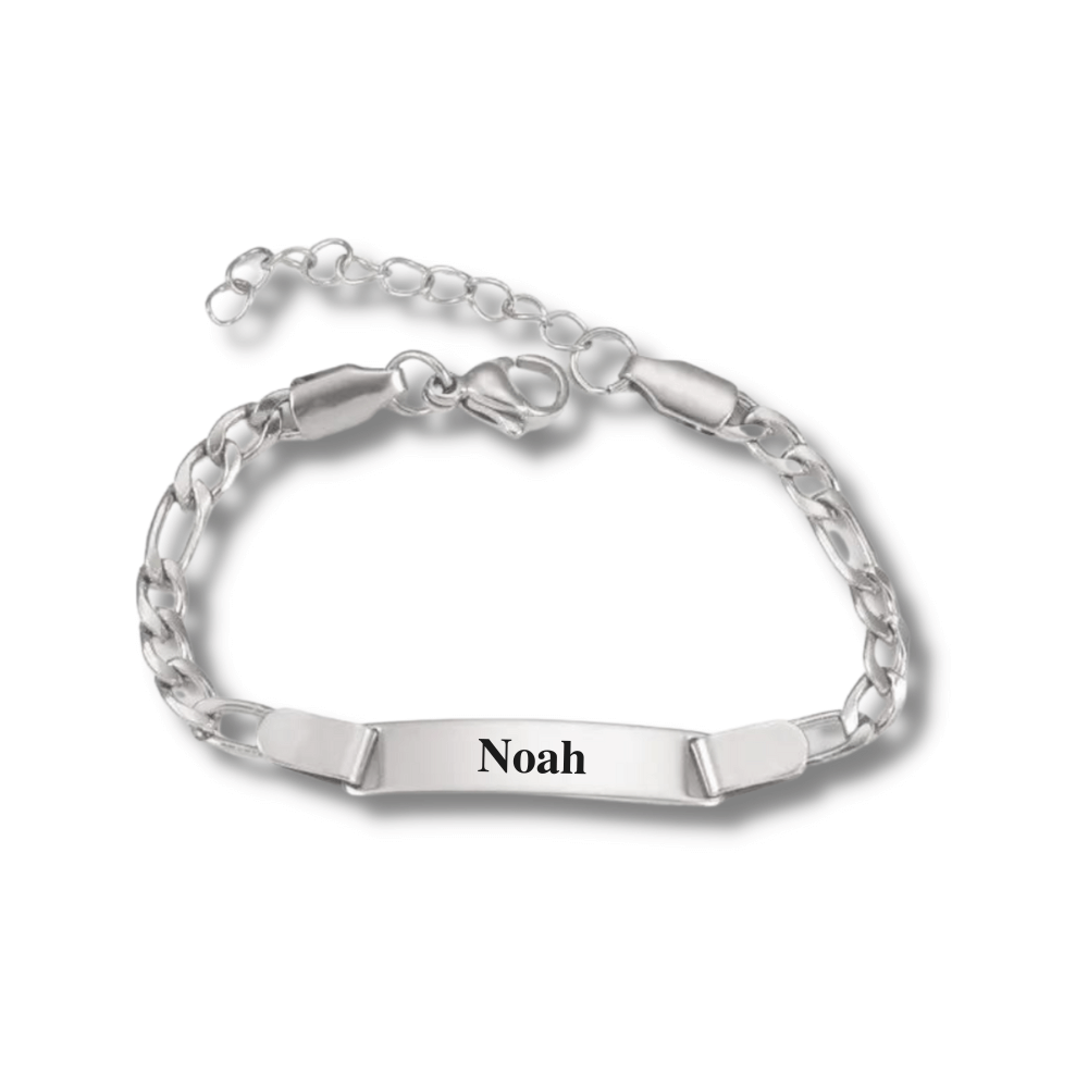 Engraved Bracelet with Birthstone