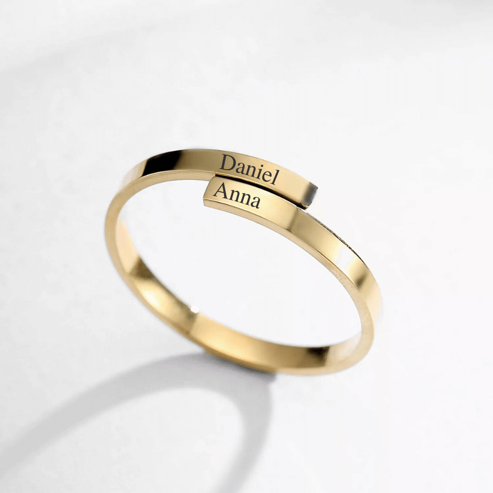 Engraved Ring with Names
