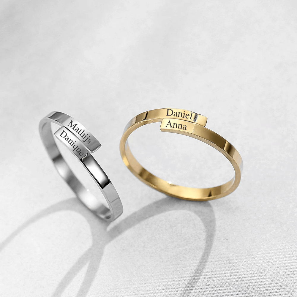 Engraved Ring with Names