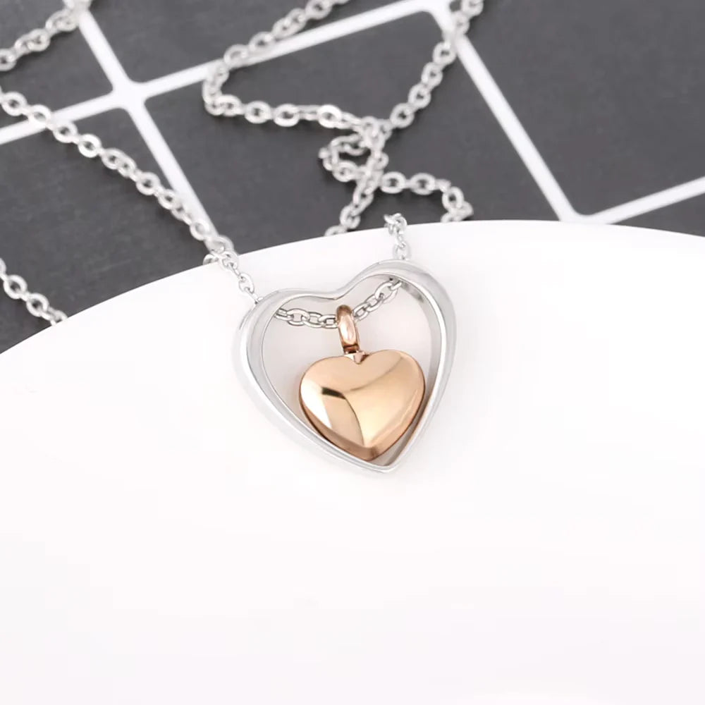 Personalized Cremation Urn Necklace with Pet Ashes - Gifts for Her