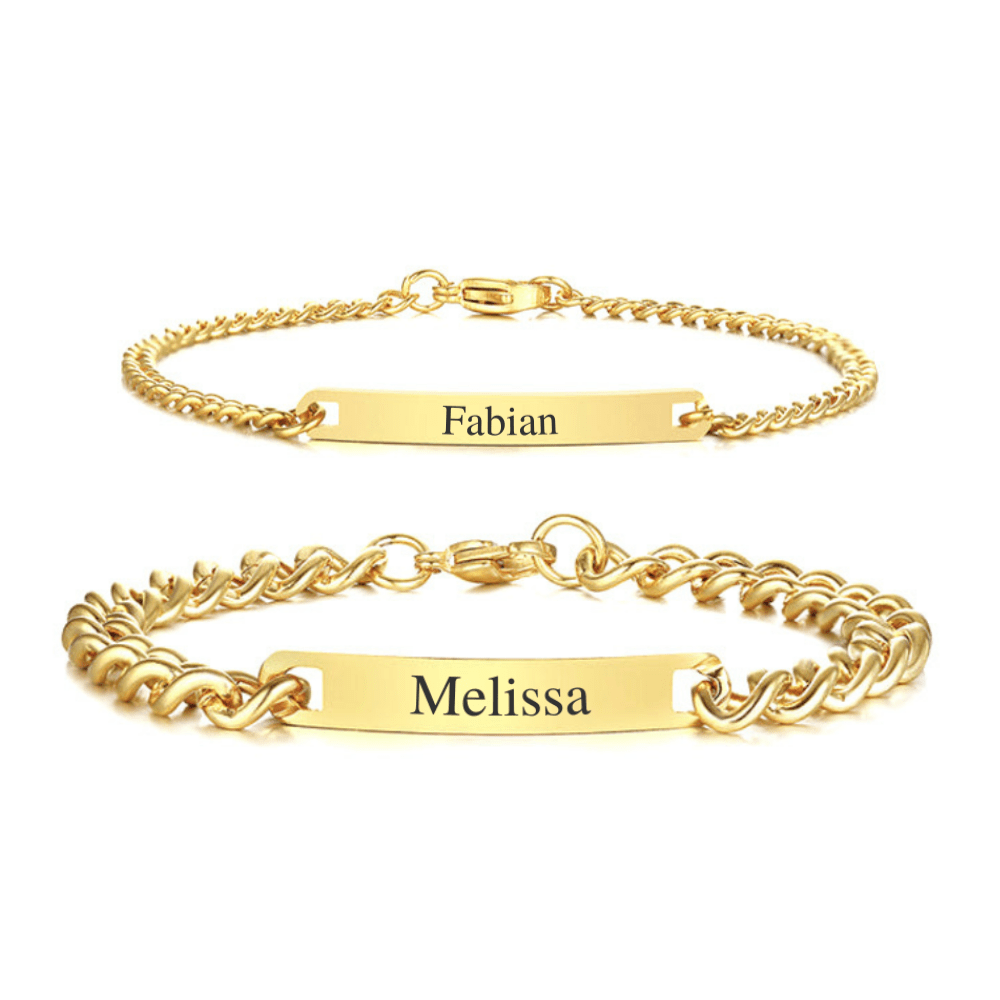Personalized Bracelets for Couples