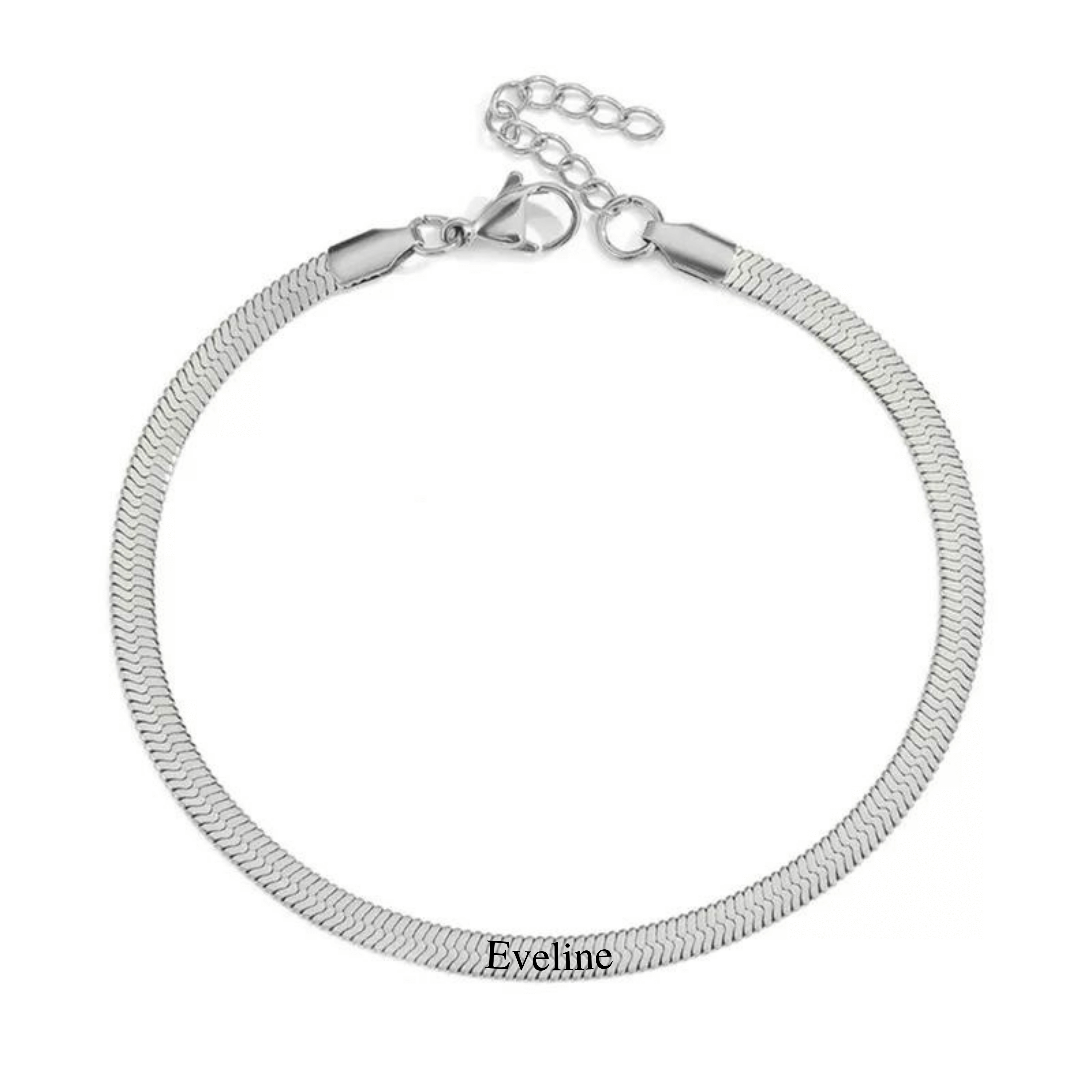 Engraved Snake Bracelet