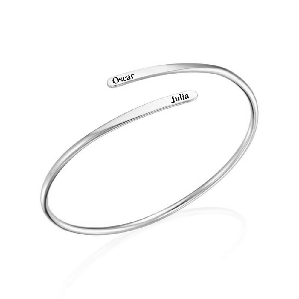 Adjustable Bracelet with Engraving
