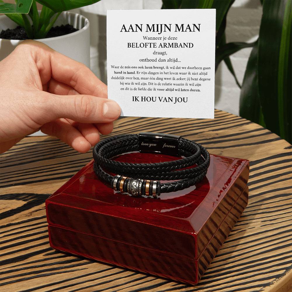 To My Man - Promise Learning Bracelet (19cm)