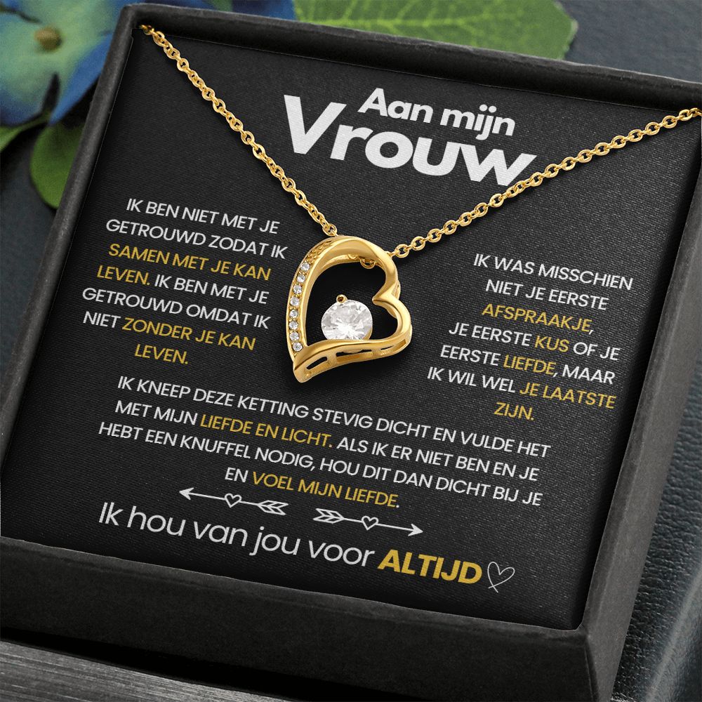 Heart Necklace - To My Wife