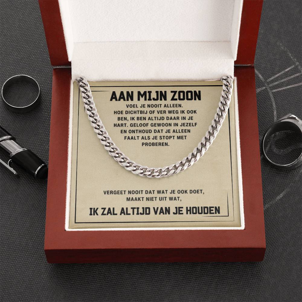 To My Son - I Will Always Love You - Cuban Chain