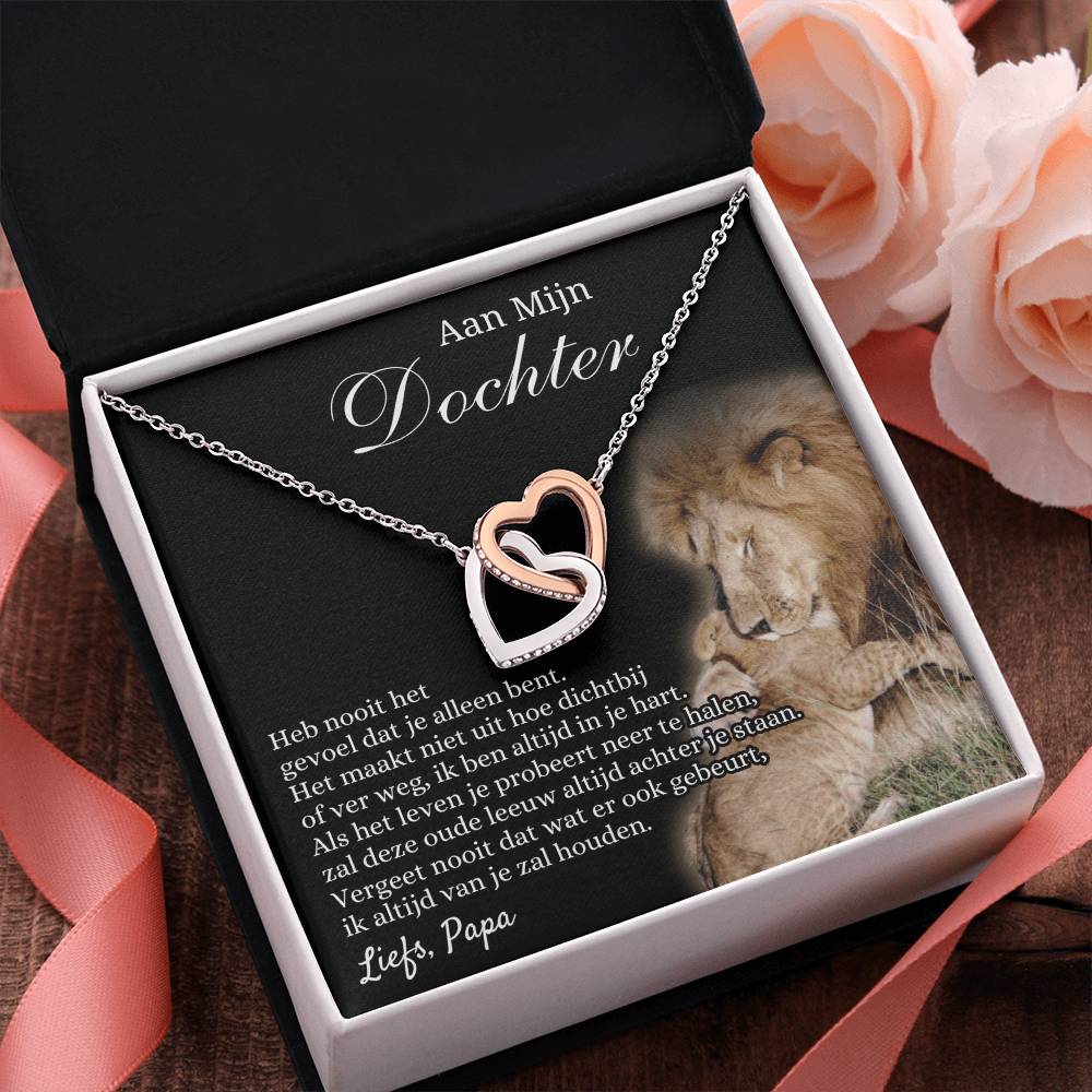 To My Daughter - Heart Necklace - Love Dad