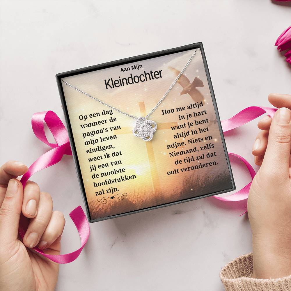 To My Granddaughter - Love Knot - Always Keep Me in Your Heart