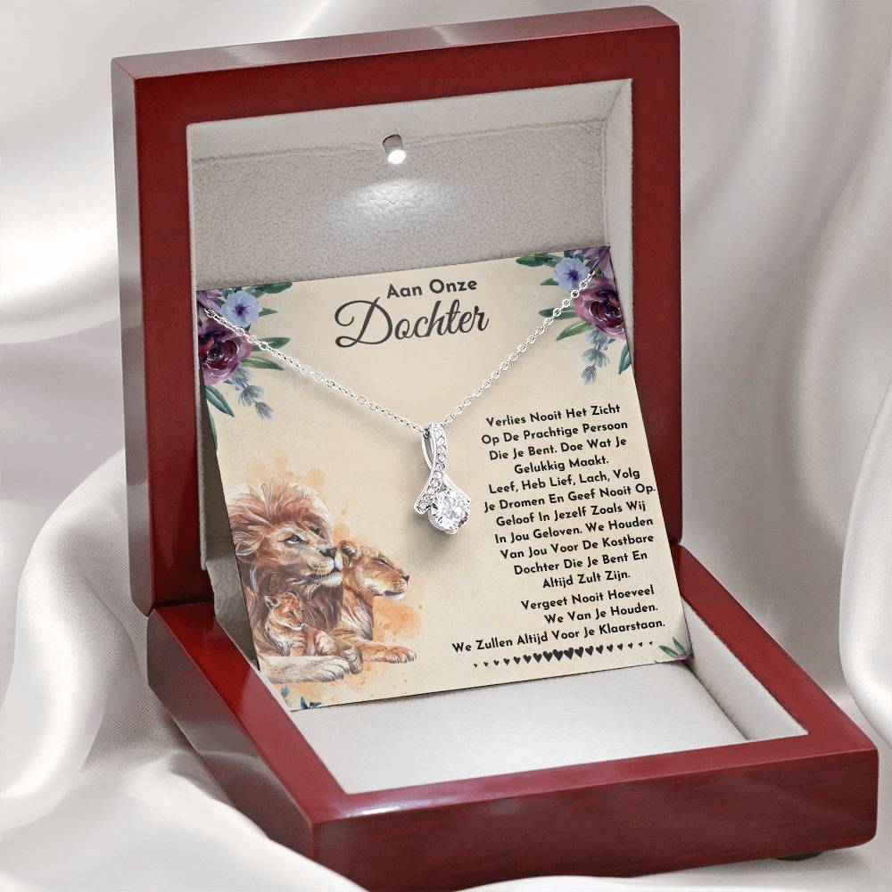 To Our Daughter - You Are Amazing - Alluring Beauty Necklace